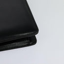 CELINE Shoulder Bag Leather Black Auth 112107-11