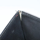 CELINE Shoulder Bag Leather Black Auth 112107-19