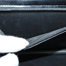 CELINE Shoulder Bag Leather Black Auth 112107-20