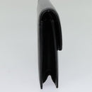 CELINE Shoulder Bag Leather Black Auth 112107-4