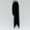 CELINE Shoulder Bag Leather Black Auth 112107-5