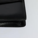 CELINE Shoulder Bag Leather Black Auth 112107-9