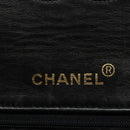 CHANEL Matelasse Hand Bag Patent leather Black CC Auth 112111-19
