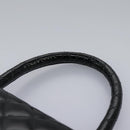 CHANEL Matelasse Hand Bag Patent leather Black CC Auth 112111-8