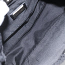 FENDI Zucchino Canvas Shoulder Bag Black Auth 112119-17