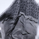 FENDI Zucchino Canvas Shoulder Bag Black Auth 112119-19