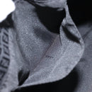 FENDI Zucchino Canvas Shoulder Bag Black Auth 112119-21