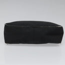 FENDI Zucchino Canvas Shoulder Bag Black Auth 112119-5