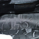 Salvatore Ferragamo Vala Shoulder Bag Suede Black Gold Auth 112120-11