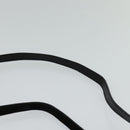 Salvatore Ferragamo Vala Shoulder Bag Suede Black Gold Auth 112120-8