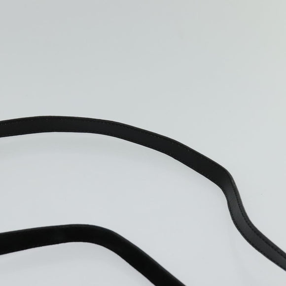 Salvatore Ferragamo Vala Shoulder Bag Suede Black Gold Auth 112120