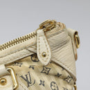 LOUIS VUITTON Monogram Mini Lin Croisette Marina PM Bag Beige M95494 Auth 112135-9