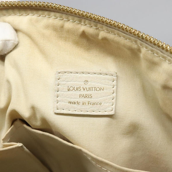 LOUIS VUITTON Monogram Mini Lin Croisette Marina PM Bag Beige M95494 Auth 112135