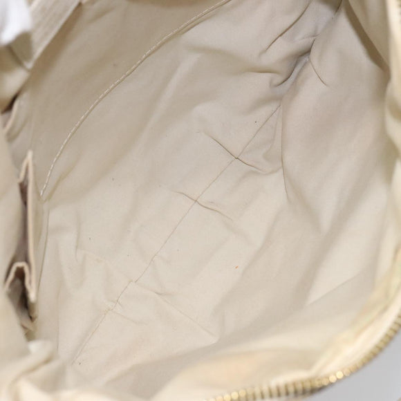 LOUIS VUITTON Monogram Mini Lin Croisette Marina PM Bag Beige M95494 Auth 112135