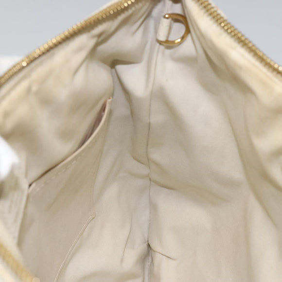 LOUIS VUITTON Monogram Mini Lin Croisette Marina PM Bag Beige M95494 Auth 112135