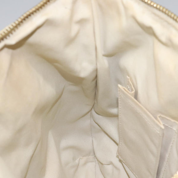 LOUIS VUITTON Monogram Mini Lin Croisette Marina PM Bag Beige M95494 Auth 112135