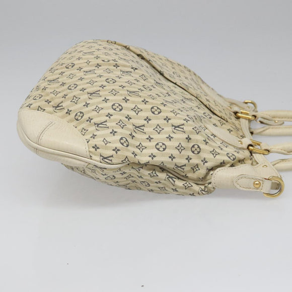LOUIS VUITTON Monogram Mini Lin Croisette Marina PM Bag Beige M95494 Auth 112135