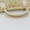 LOUIS VUITTON Monogram Mini Lin Croisette Marina PM Bag Beige M95494 Auth 112135-7