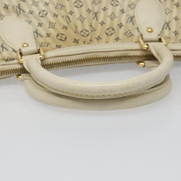 LOUIS VUITTON Monogram Mini Lin Croisette Marina PM Bag Beige M95494 Auth 112135