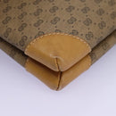 GUCCI Micro GG Supreme Shoulder Bag PVC Beige Brown gold 007 92 5548 Auth 112193-16