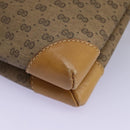 GUCCI Micro GG Supreme Shoulder Bag PVC Beige Brown gold 007 92 5548 Auth 112193-17