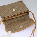 GUCCI Micro GG Supreme Shoulder Bag PVC Beige Brown gold 007 92 5548 Auth 112193-19