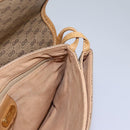 GUCCI Micro GG Supreme Shoulder Bag PVC Beige Brown gold 007 92 5548 Auth 112193-21