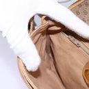 GUCCI Micro GG Supreme Shoulder Bag PVC Beige Brown gold 007 92 5548 Auth 112193-22