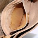 GUCCI Micro GG Supreme Shoulder Bag PVC Beige Brown gold 007 92 5548 Auth 112193-24