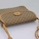 GUCCI Micro GG Supreme Shoulder Bag PVC Beige Brown gold 007 92 5548 Auth 112193-6