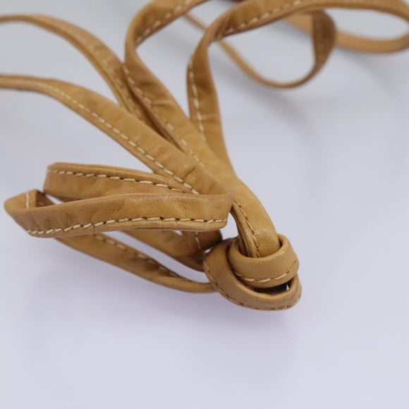 GUCCI Micro GG Supreme Shoulder Bag PVC Beige Brown gold 007 92 5548 Auth 112193