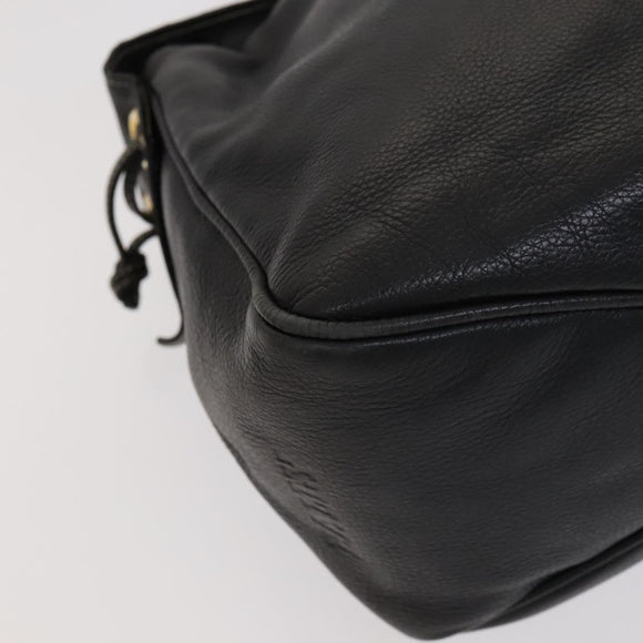 BURBERRY Shoulder Black Label Business Bag 2 Set Blue Black Auth 112221