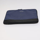 BURBERRY Shoulder Black Label Business Bag 2 Set Blue Black Auth 112221-6