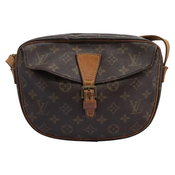 LOUIS VUITTON Monogram Jeune Fille MM Shoulder Bag M51226 LV Auth 112245