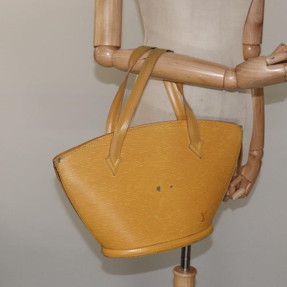 LOUIS VUITTON Epi Saint Jacques Hand Bag Yellow M52279 LV Auth 112251