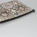 CHANEL Matelasse Clutch Bag Lamb Skin Multicolor CC Auth 112262-6