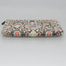 CHANEL Matelasse Clutch Bag Lamb Skin Multicolor CC Auth 112262-7