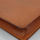 LOUIS VUITTON Epi Pochette Homme Clutch Bag Zipangu Gold M52528 LV Auth 112281-16