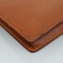 LOUIS VUITTON Epi Pochette Homme Clutch Bag Zipangu Gold M52528 LV Auth 112281-7