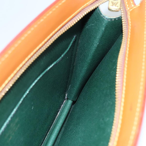 LOUIS VUITTON Epi Pochette Homme Clutch Bag Zipangu Gold M52528 LV Auth 112281