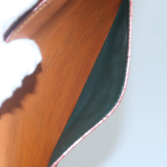 LOUIS VUITTON Epi Pochette Homme Clutch Bag Zipangu Gold M52528 LV Auth 112281