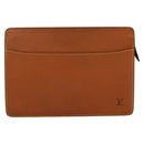 LOUIS VUITTON Epi Pochette Homme Clutch Bag Zipangu Gold M52528 LV Auth 112281-13
