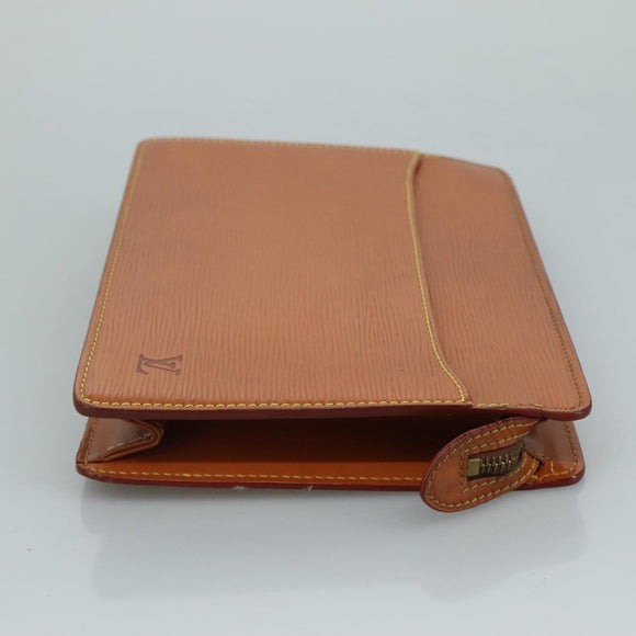 LOUIS VUITTON Epi Pochette Homme Clutch Bag Zipangu Gold M52528 LV Auth 112281