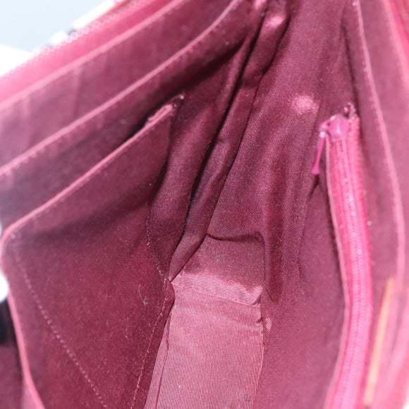 BURBERRY Nova Check Tote Bag Canvas Leather Beige Gold Auth 112299