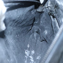 BALLY Clutch Bag Leather Black Gold Auth 112313-16