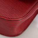 LOUIS VUITTON Epi Saint Cloud GM Shoulder Bag Red M52197 LV Auth 112325-16