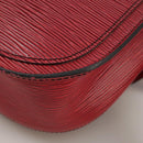 LOUIS VUITTON Epi Saint Cloud GM Shoulder Bag Red M52197 LV Auth 112325-17