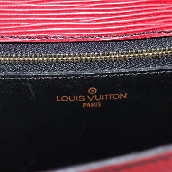 LOUIS VUITTON Epi Saint Cloud GM Shoulder Bag Red M52197 LV Auth 112325