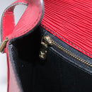 LOUIS VUITTON Epi Saint Cloud GM Shoulder Bag Red M52197 LV Auth 112325-22