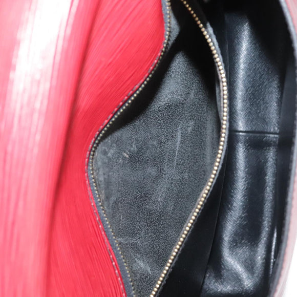 LOUIS VUITTON Epi Saint Cloud GM Shoulder Bag Red M52197 LV Auth 112325